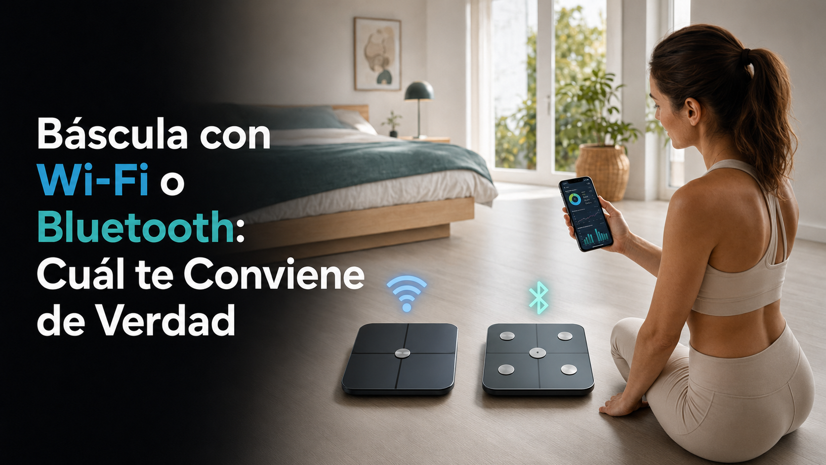 Báscula con Wi-Fi o Bluetooth: Cuál te Conviene de Verdad