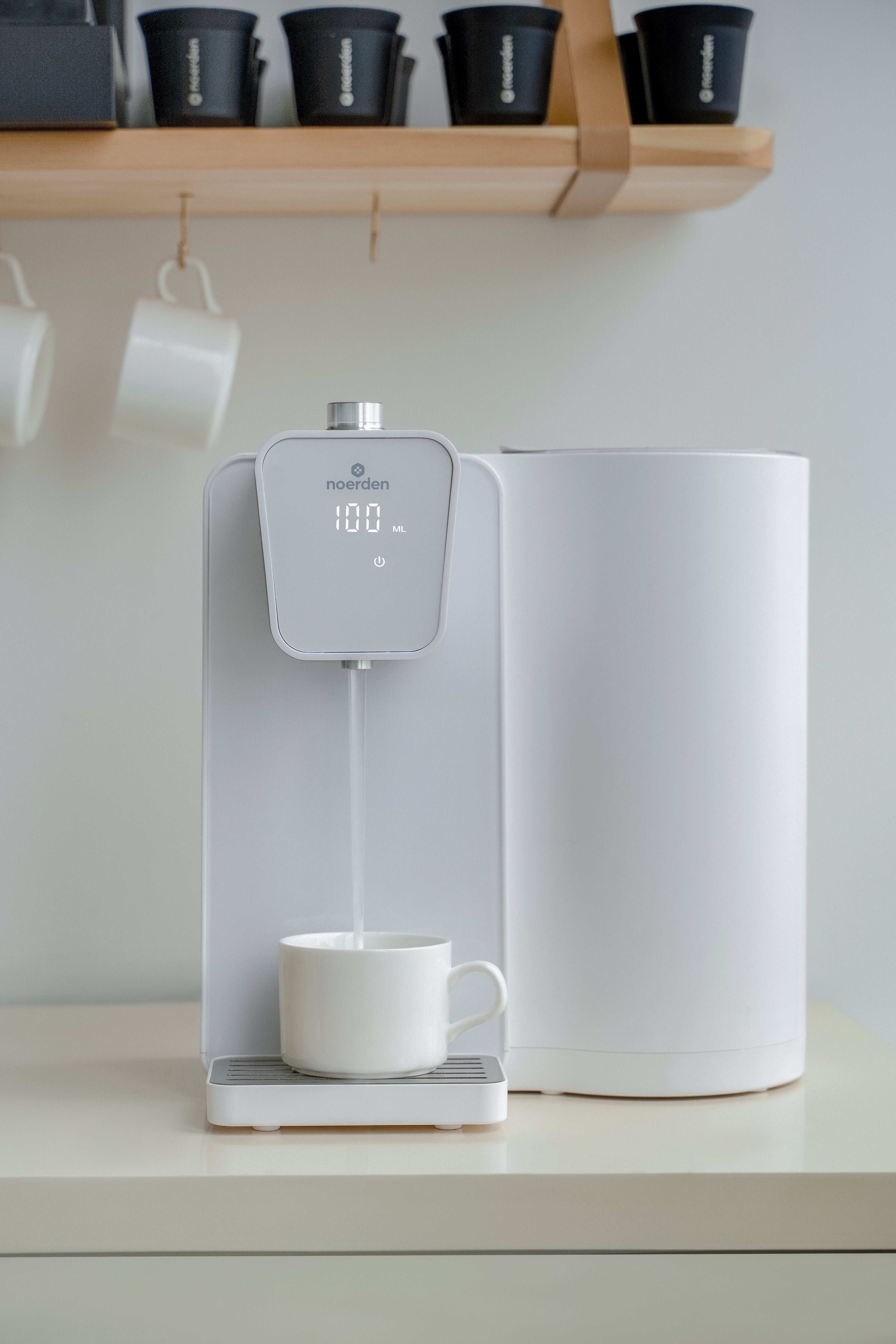 FLOW Instant Hot Water Dispenser smart device front view