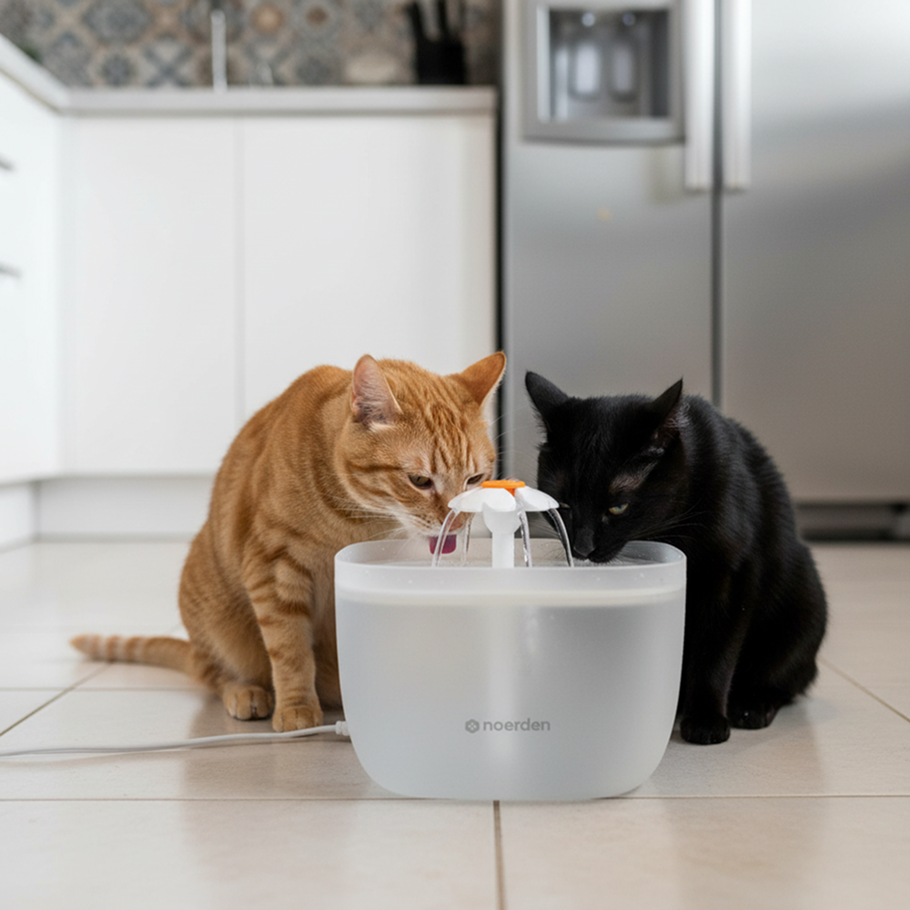 PAWQUENCH: Fuente de Agua Ultrasilenciosa con Triple Filtro