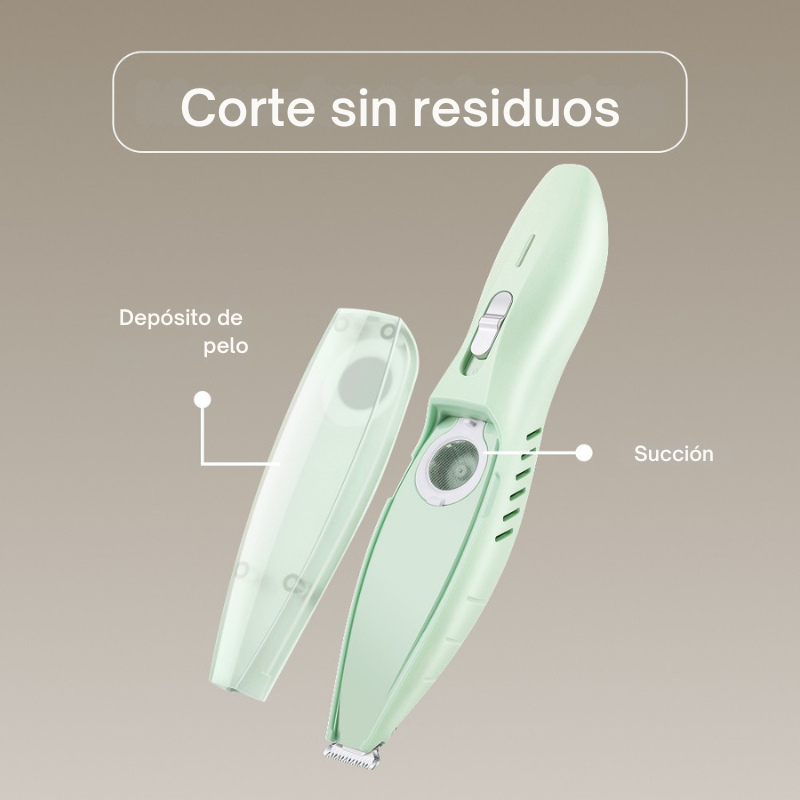 TRIMMY cortapelos inalámbrico mascotas carga USB batería 1.5 horas