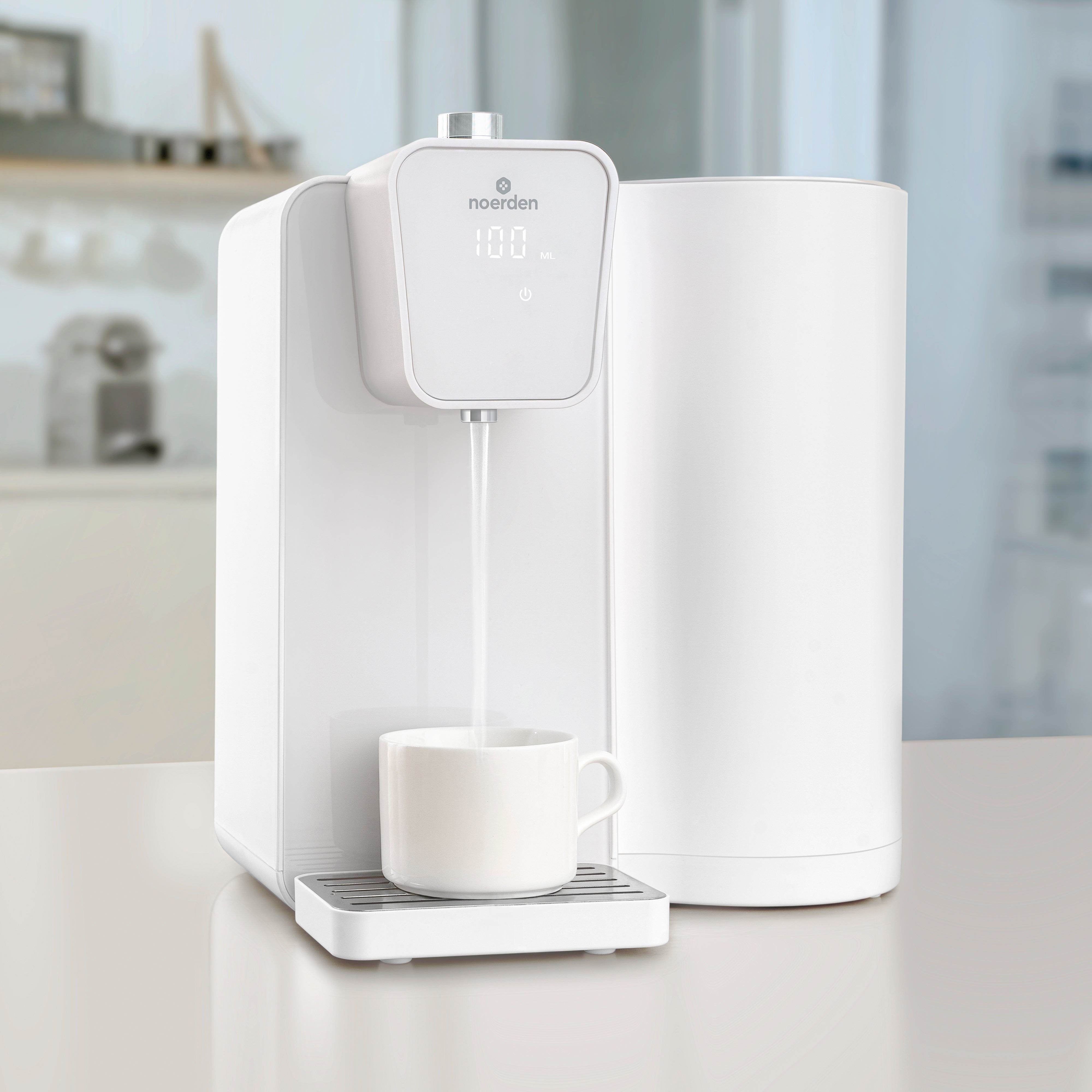 FLOW Instant Hot Water Dispenser smart device front view