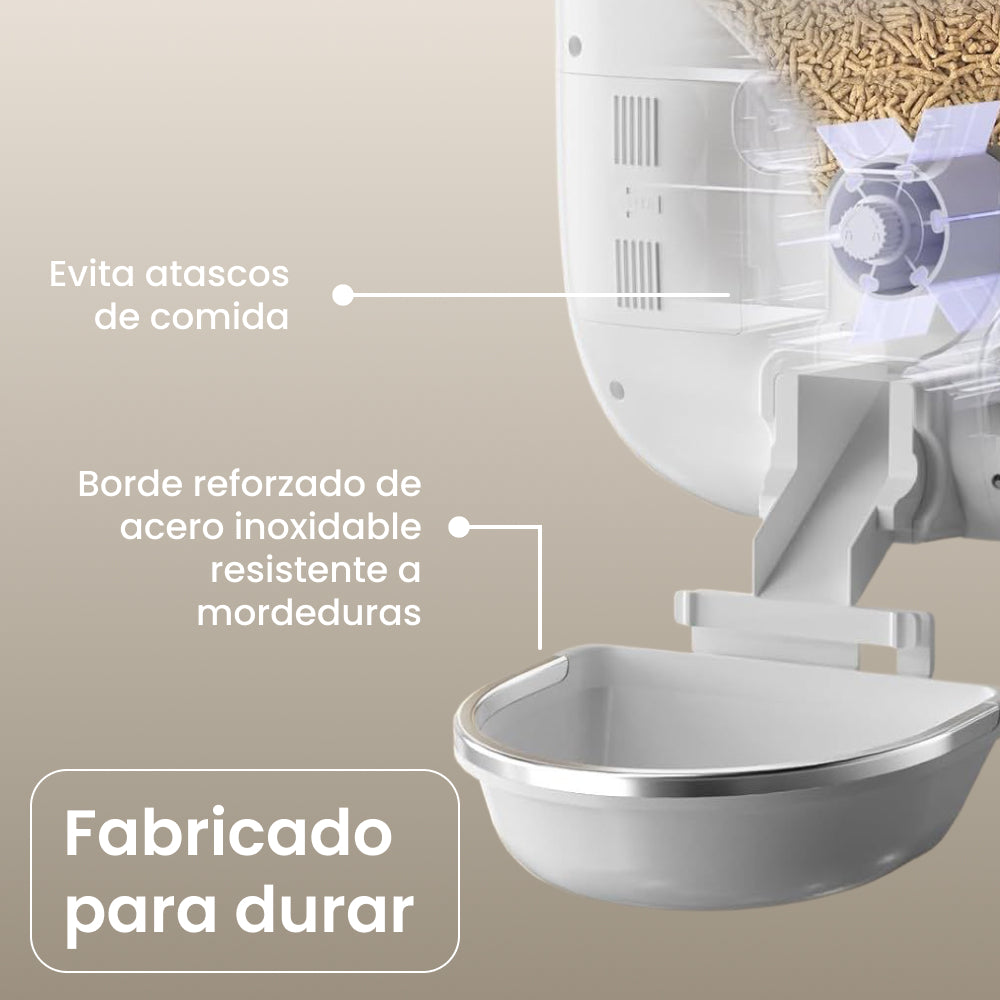 NOERDEN HOPPY | Alimentador Automático para Mascotas con Cámara HD WiFi y Audio Bidireccional