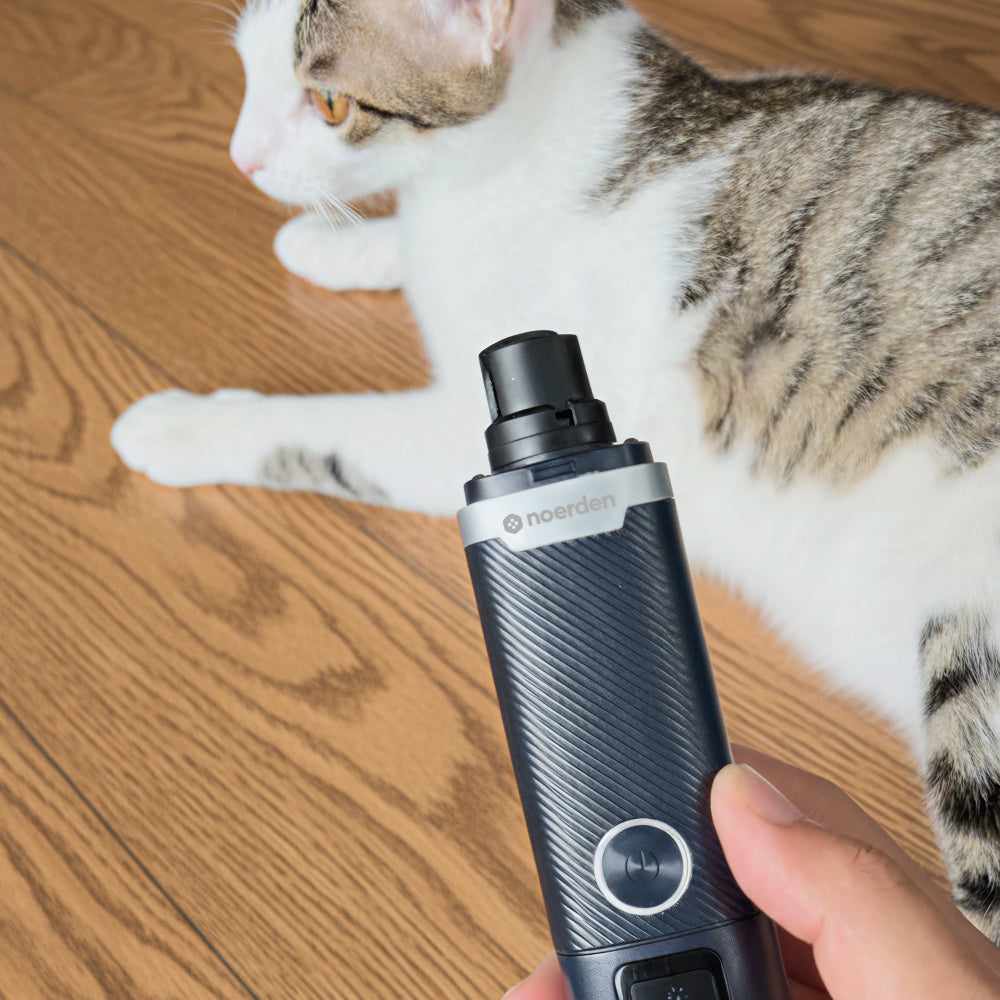 NOERDEN PAWMANI | Lima Eléctrica Silenciosa para Uñas de Mascotas - LED Dual 3 Velocidades