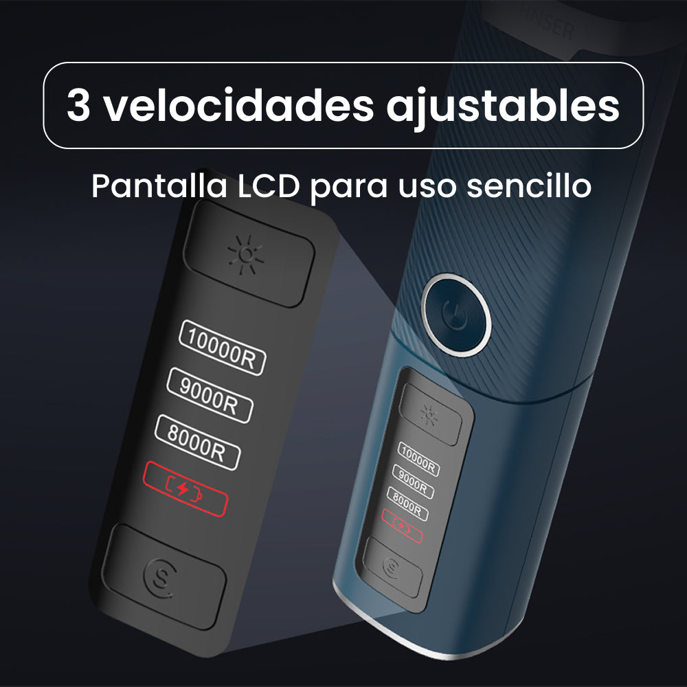 NOERDEN PAWMANI | Lima Eléctrica Silenciosa para Uñas de Mascotas - LED Dual 3 Velocidades