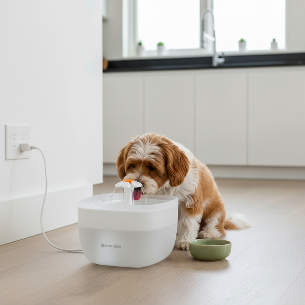 PAWQUENCH: Fuente de Agua Ultrasilenciosa con Triple Filtro