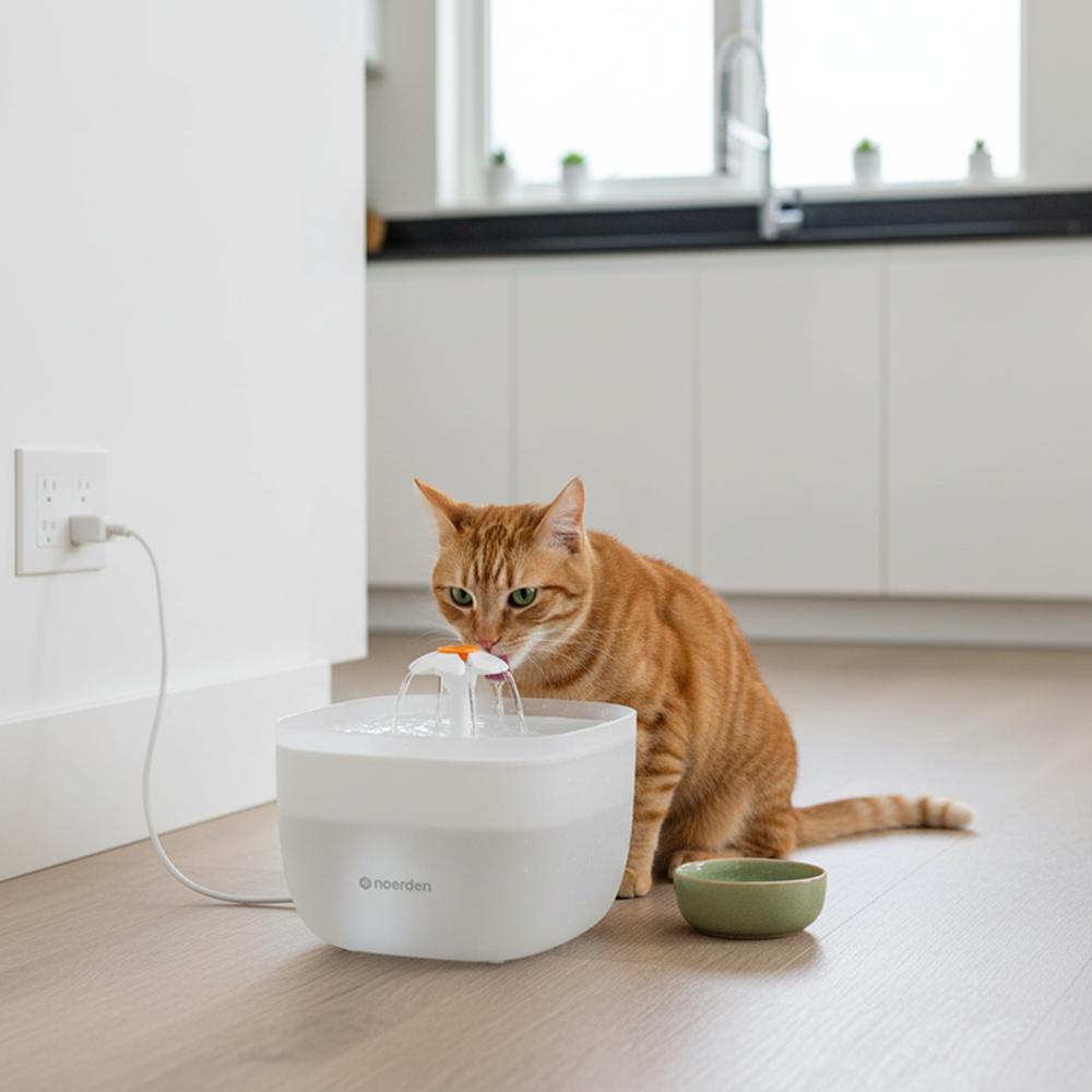 PAWQUENCH: Fuente de Agua Ultrasilenciosa con Triple Filtro
