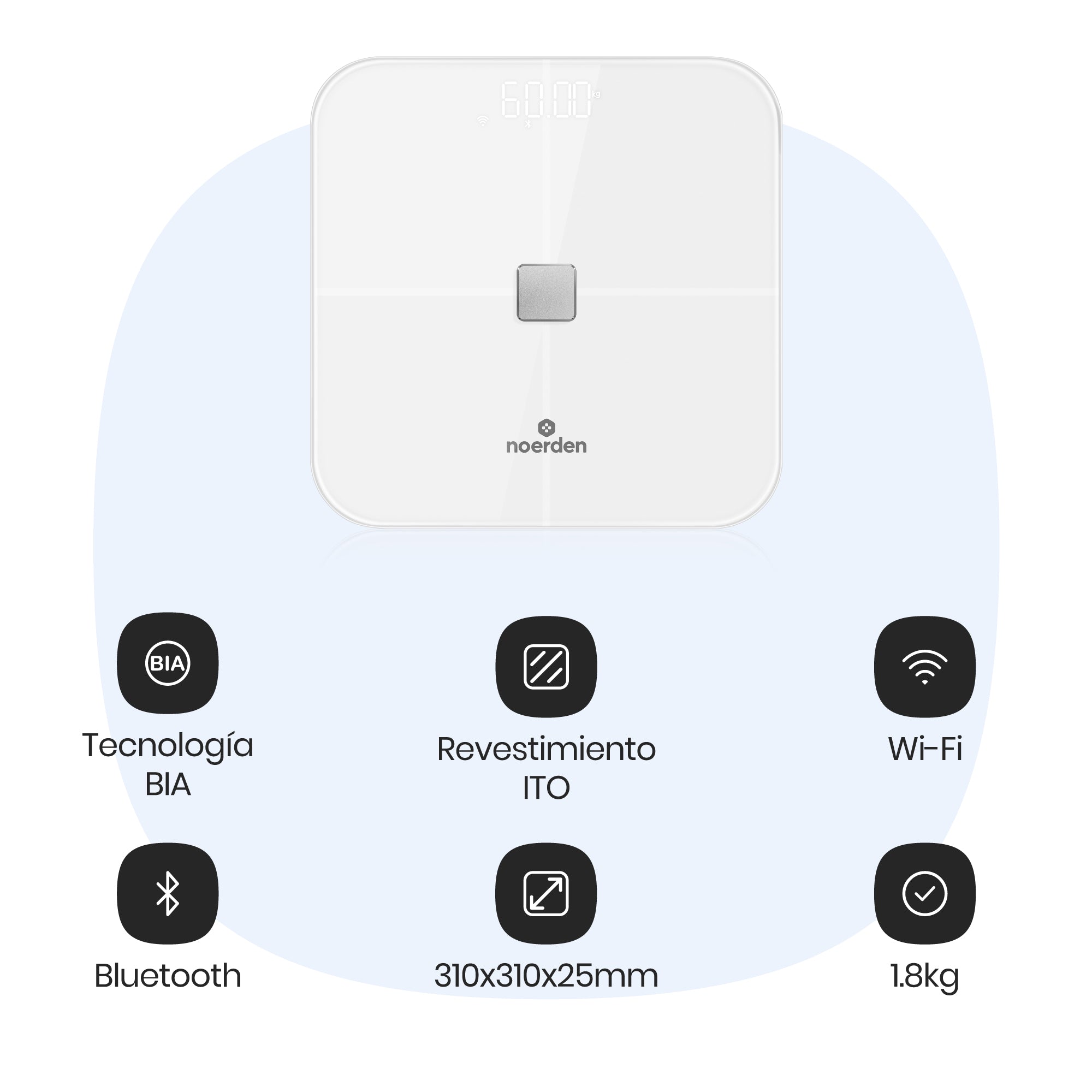 SENSORI Smart Scale white smart smart scale