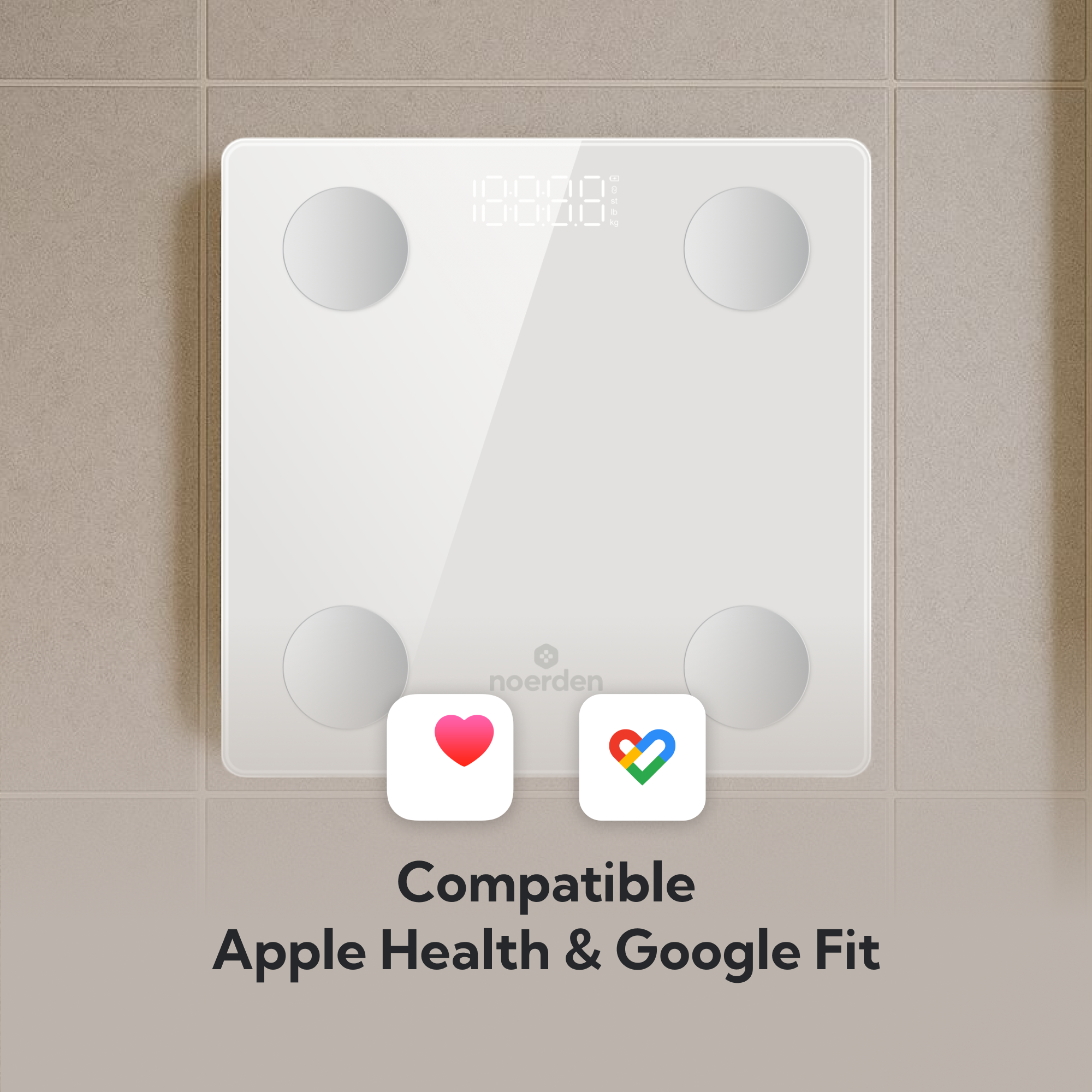 Báscula Inteligente VITA Blanco white smart smart scale