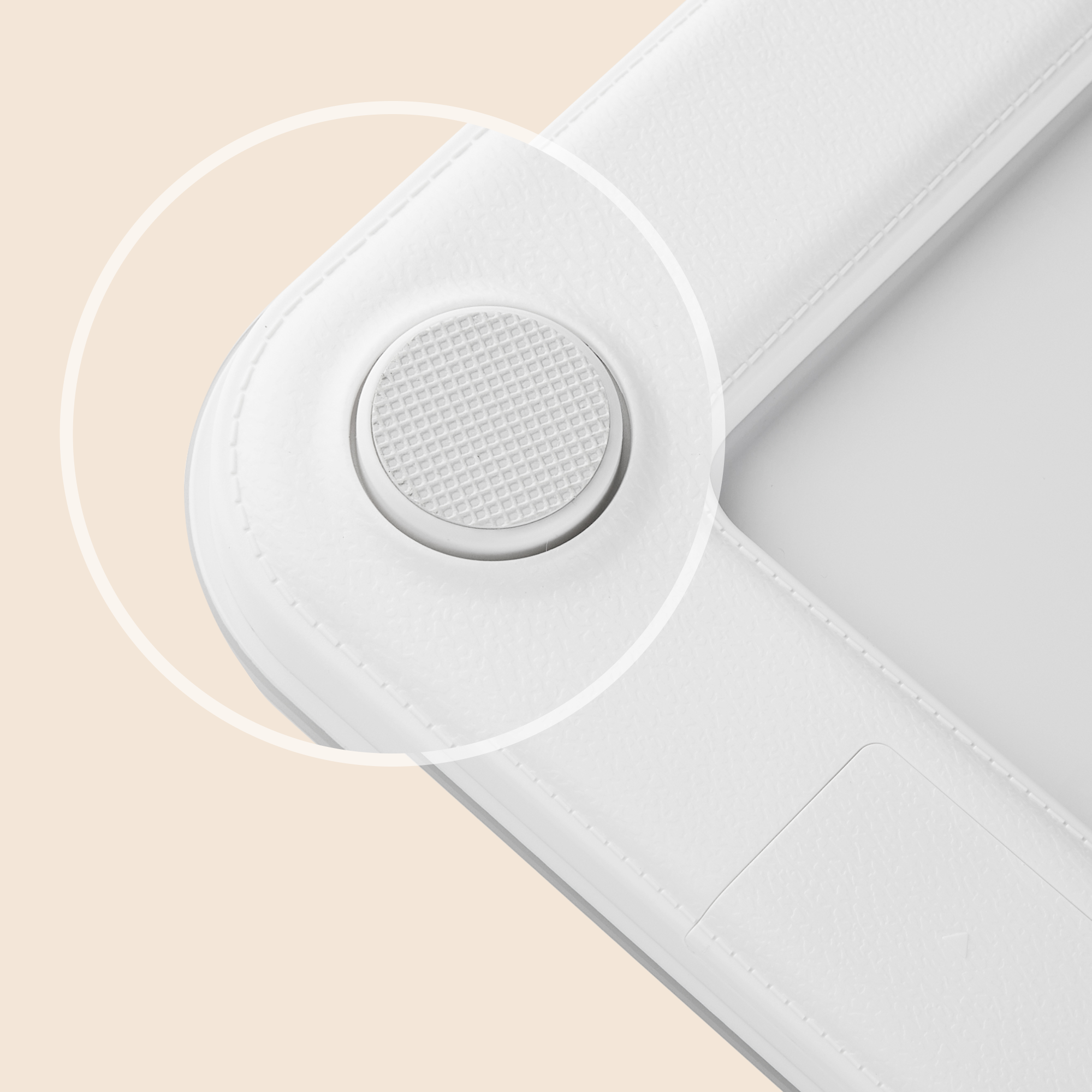 MINIMI+ Blanco báscula inteligente app métricas corporales