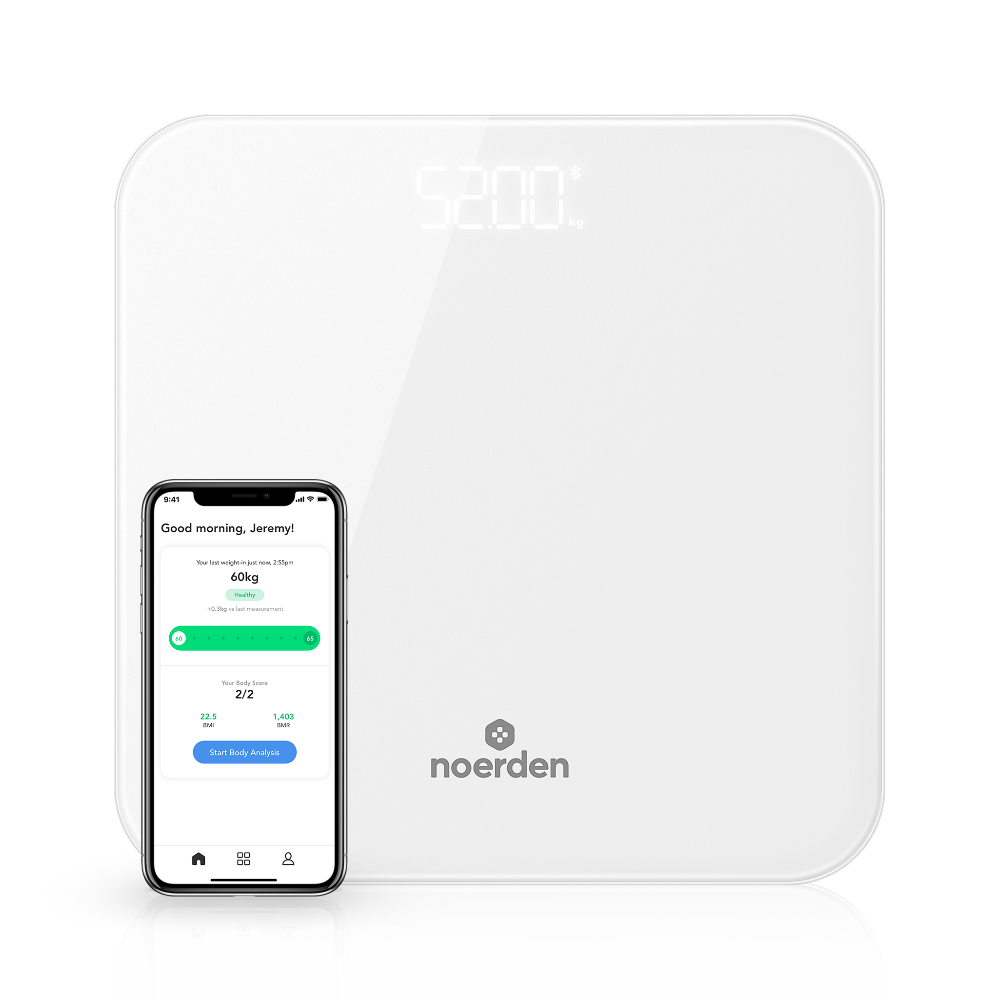 balance connectée bluetooth suivi du poids BIMI NOERDEN